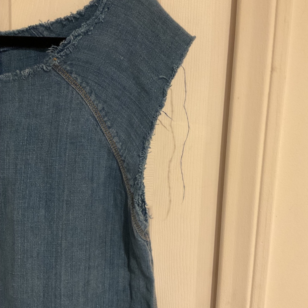 Free People Denim Dress L - Picture 12 of 14